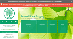 Desktop Screenshot of peverellparksurgery.com